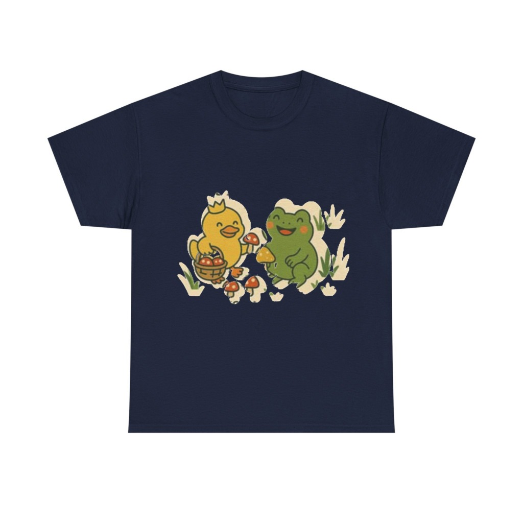 Duck & Frog Mushroom Foraging Graphic Tee