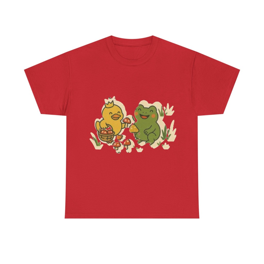 Duck & Frog Mushroom Foraging Graphic Tee