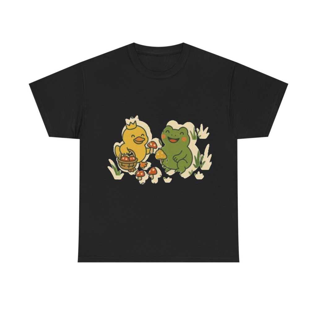 Duck & Frog Mushroom Foraging Graphic Tee