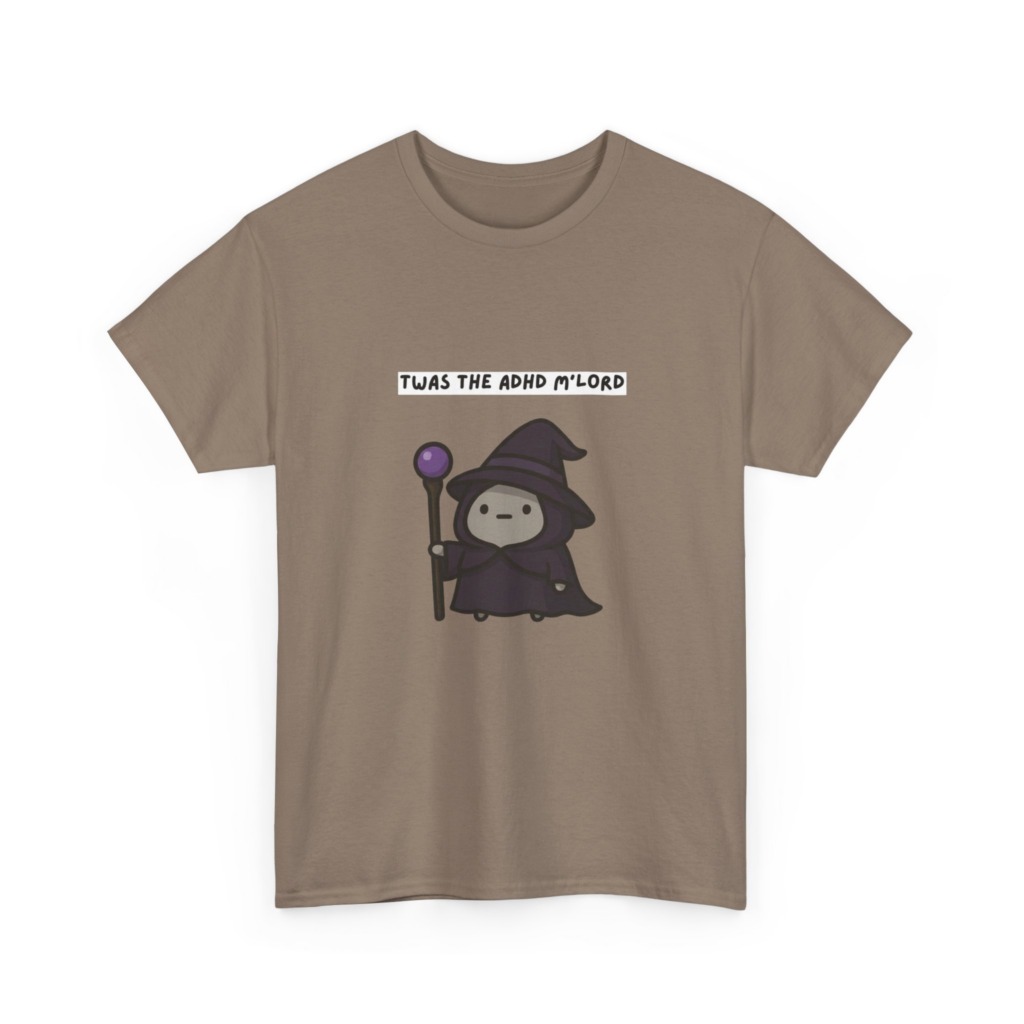 ADHD Wizard Graphic T-Shirt 'Twas the ADHD M'Lord'