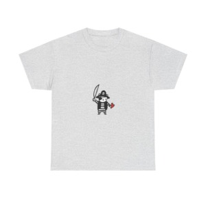 T-Shirt: Playful Pirate & Heart Design
