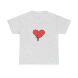 T-Shirt: Funny Heart Butt 'Bottom of My Heart' Graphic