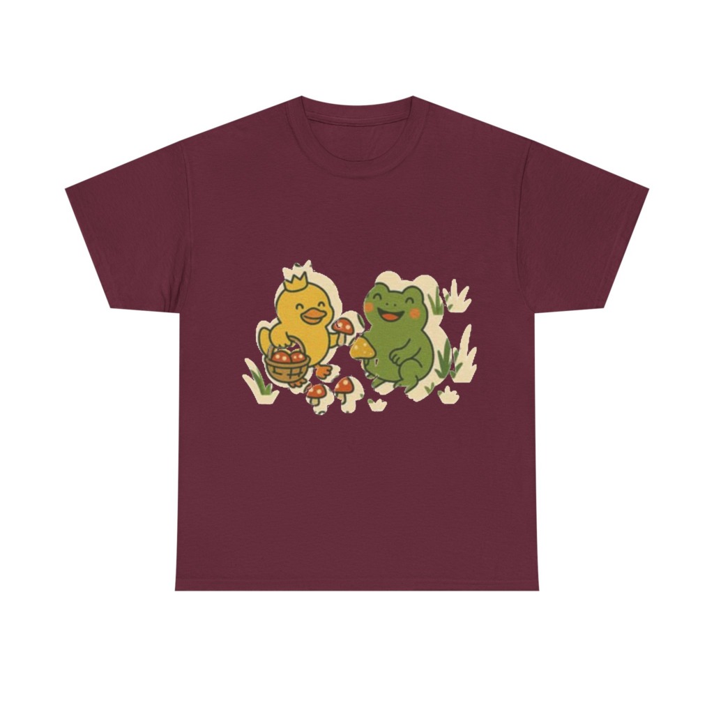 Duck & Frog Mushroom Foraging Graphic Tee