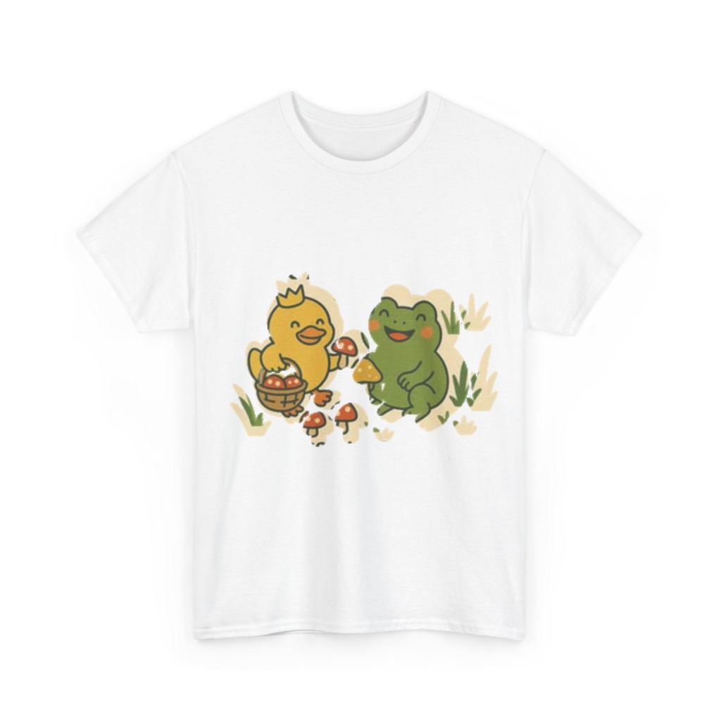 Duck & Frog Mushroom Foraging Graphic Tee