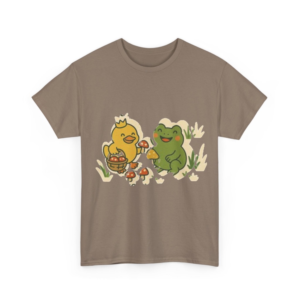 Duck & Frog Mushroom Foraging Graphic Tee
