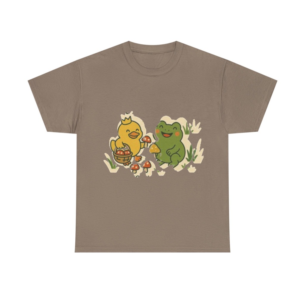 Duck & Frog Mushroom Foraging Graphic Tee