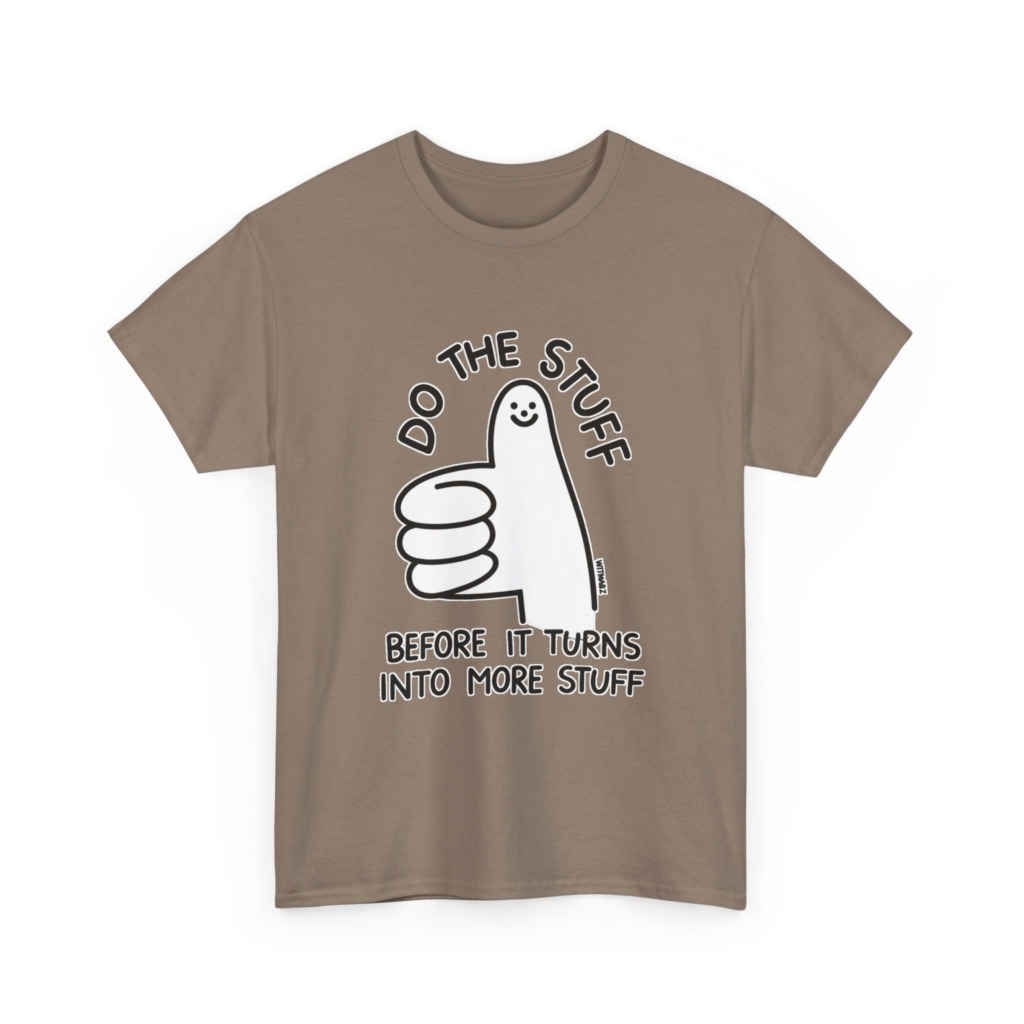 Smiley Thumbs-Up 'Do The Stuff' Graphic T-Shirt