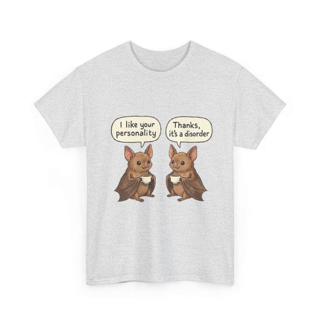 T-Shirt: Bats with Coffee Personality Disorder
