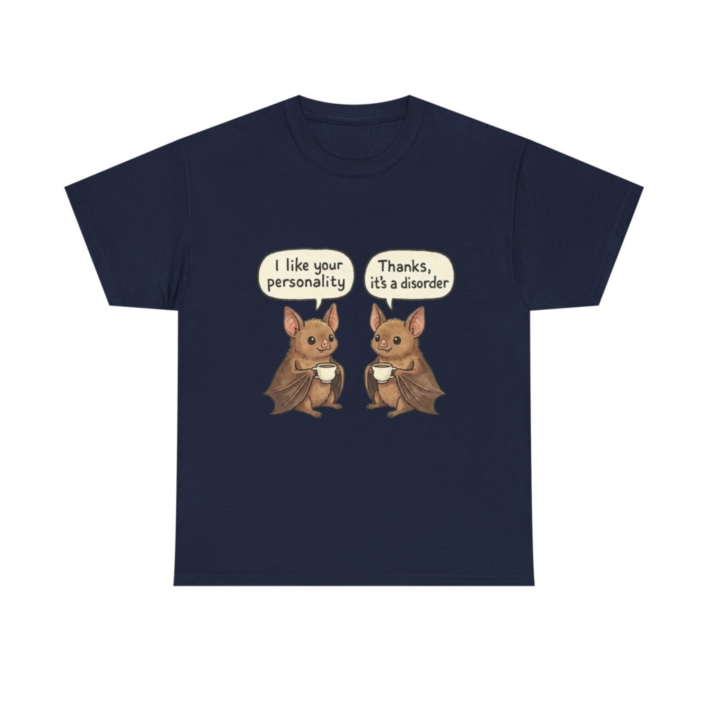Bat Coffee 'Personality Disorder' Graphic T-Shirt