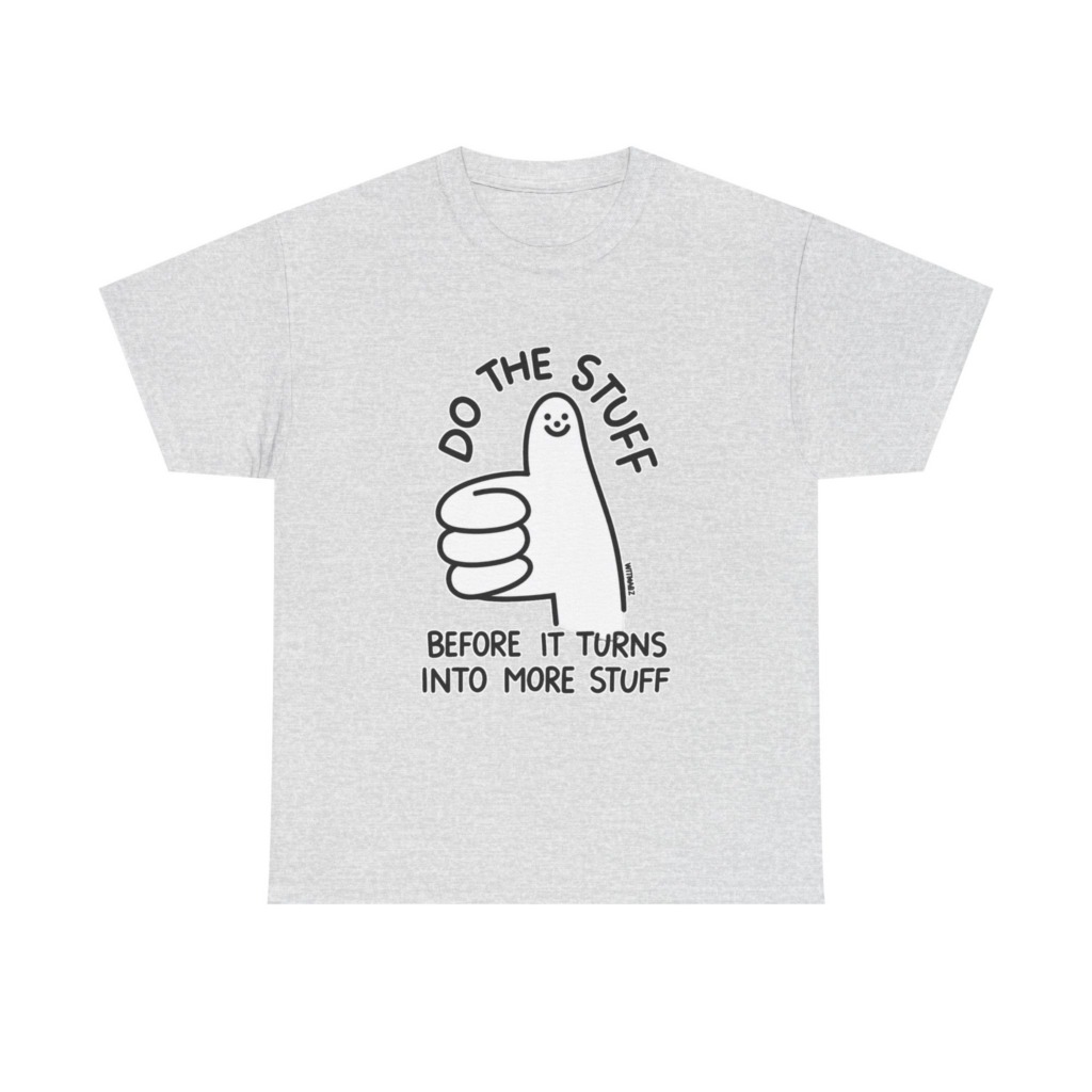 Smiley Thumbs-Up 'Do The Stuff' Graphic T-Shirt