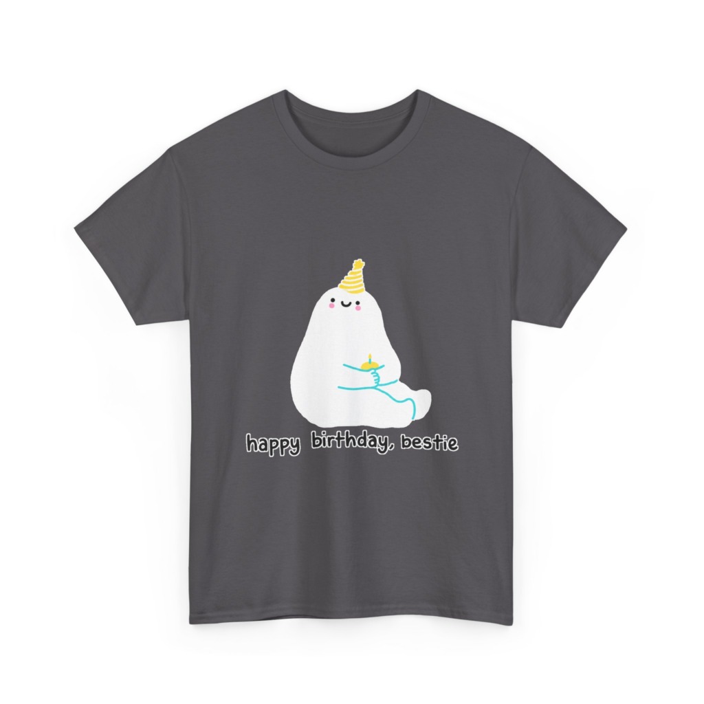 Birthday Bestie Ghost Graphic T-Shirt