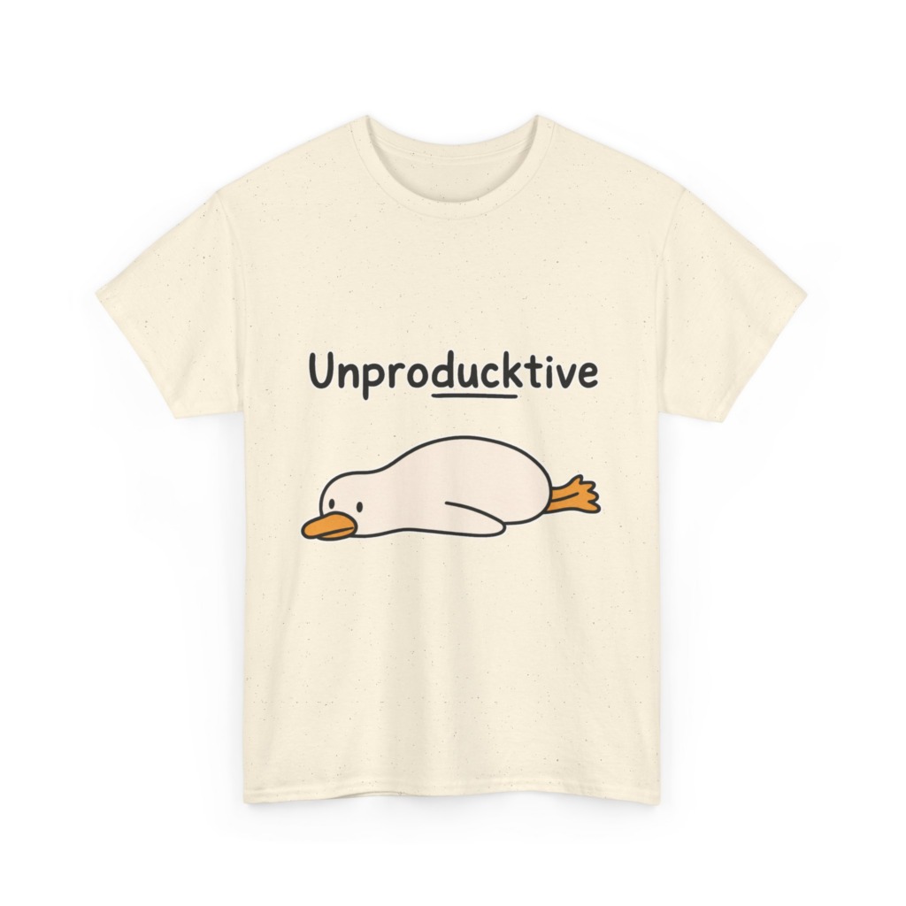 Unproducktive Duck Graphic T-Shirt