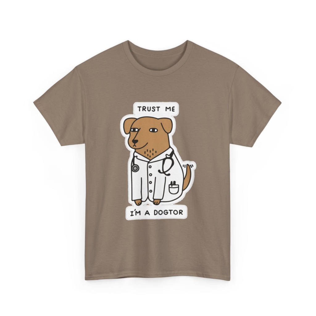 Trust Me I'm a Dogtor Cartoon Graphic Tee