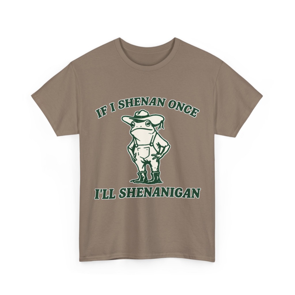 Cowboy Frog 'If I Shenan Once' Graphic T-Shirt