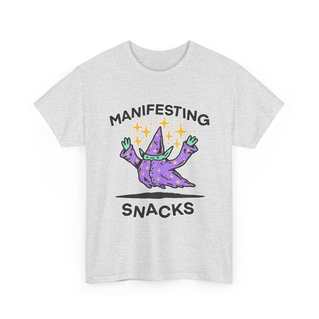 Manifesting Snacks Wizard Print Tee