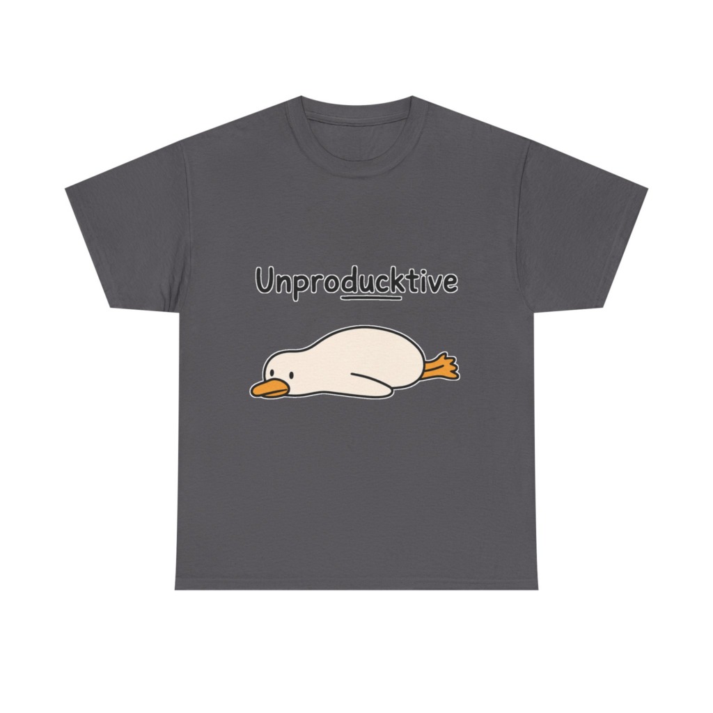 Unproducktive Duck Graphic T-Shirt