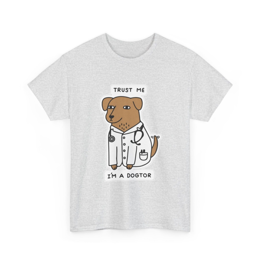 Trust Me I'm a Dogtor Cartoon Graphic Tee