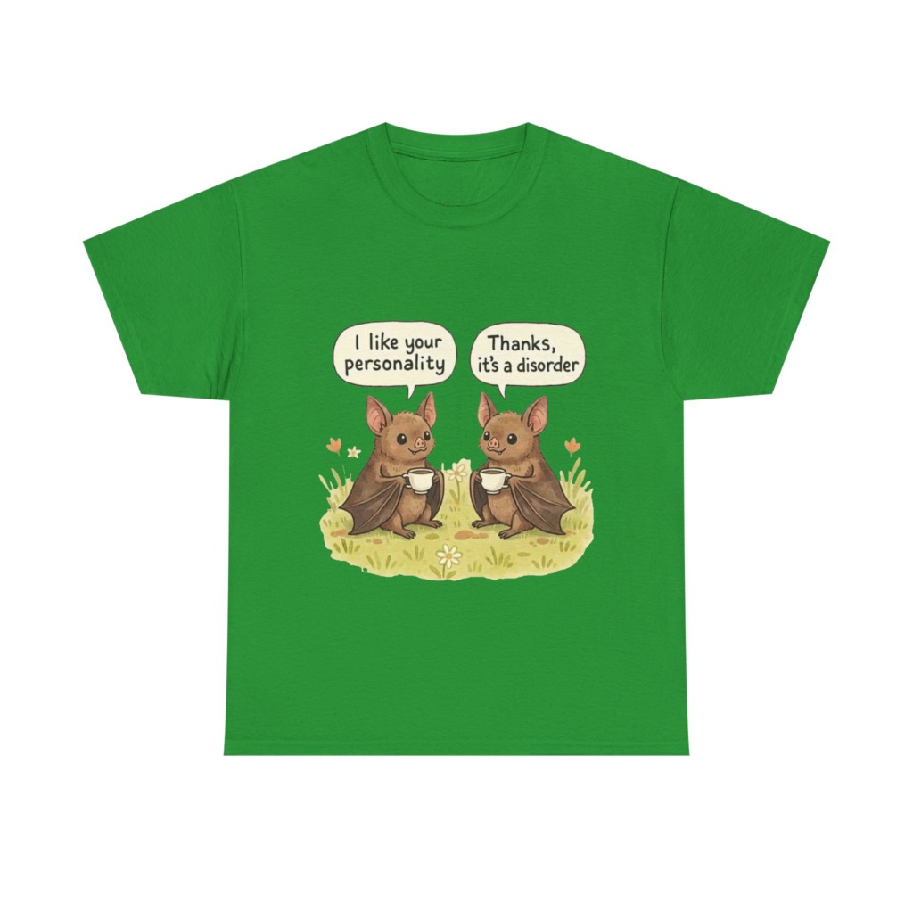 T-Shirt: Bats Personality Disorder Coffee Quote