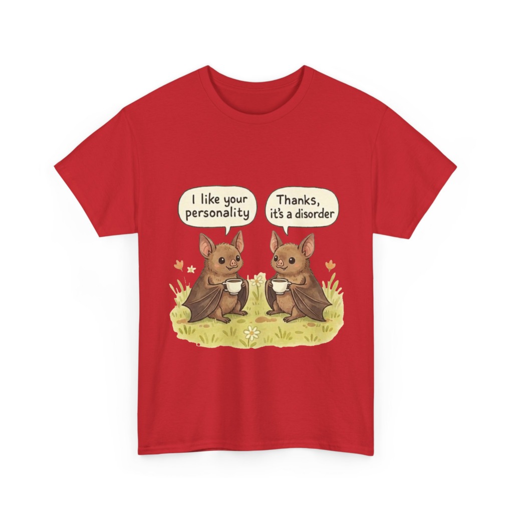 T-Shirt: Bats Personality Disorder Coffee Quote