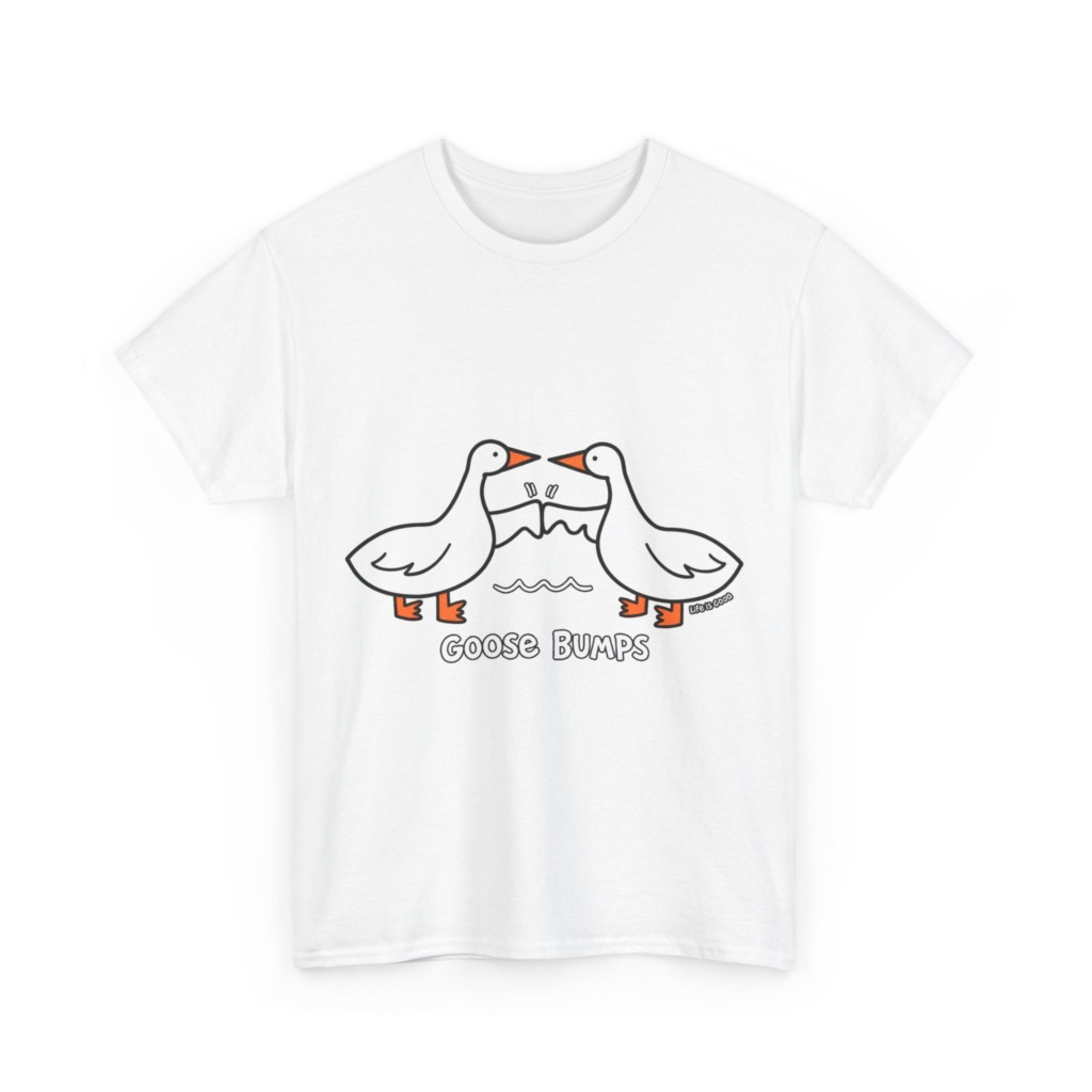 Goose Bumps Geese Graphic T-Shirt