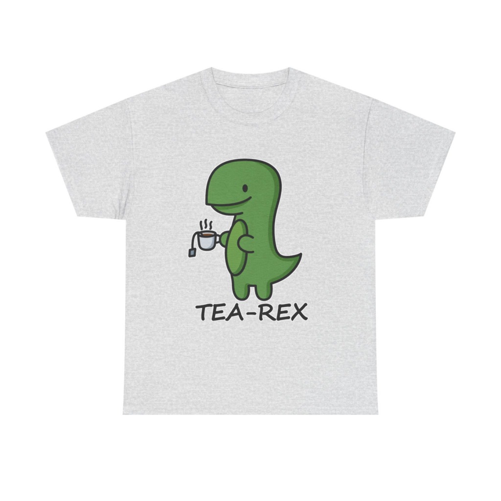T-Shirt: Cute Tea-Rex Dinosaur Graphic Print