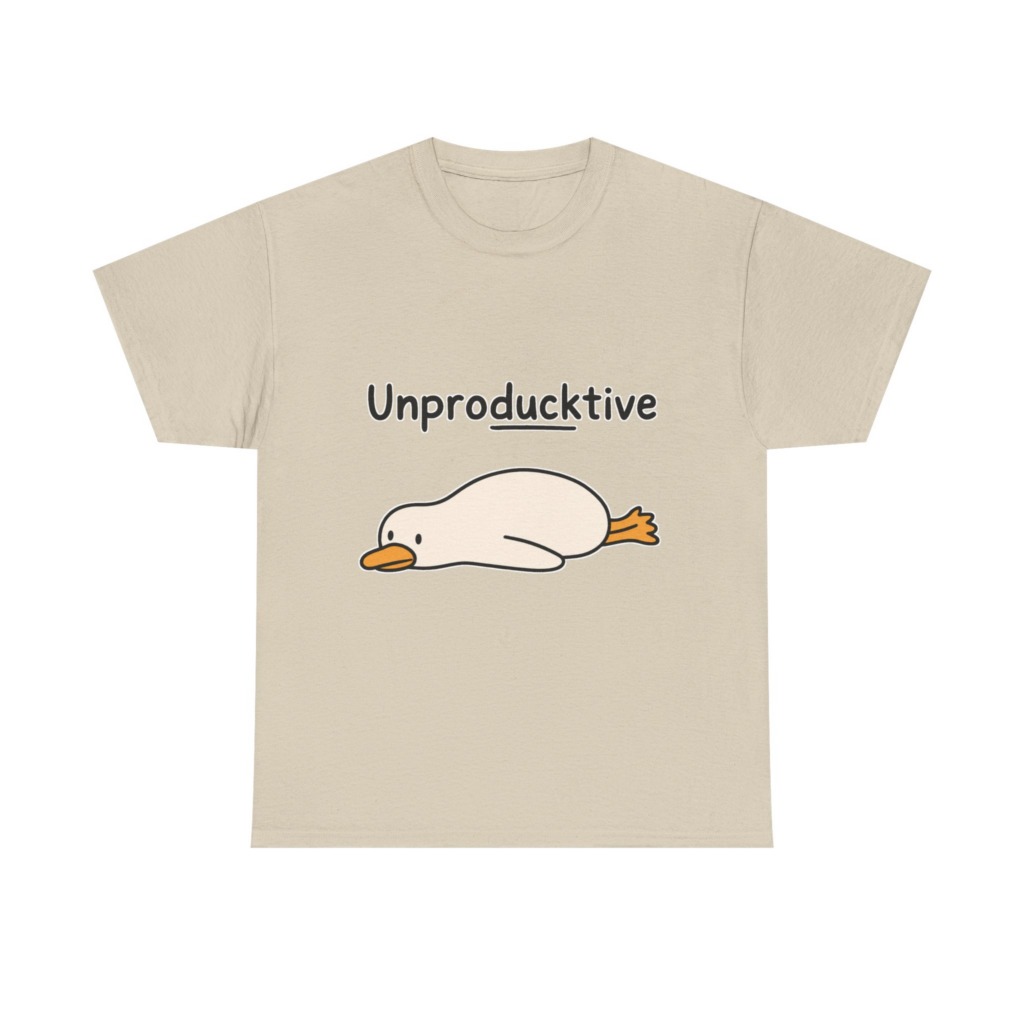 Unproducktive Duck Graphic T-Shirt