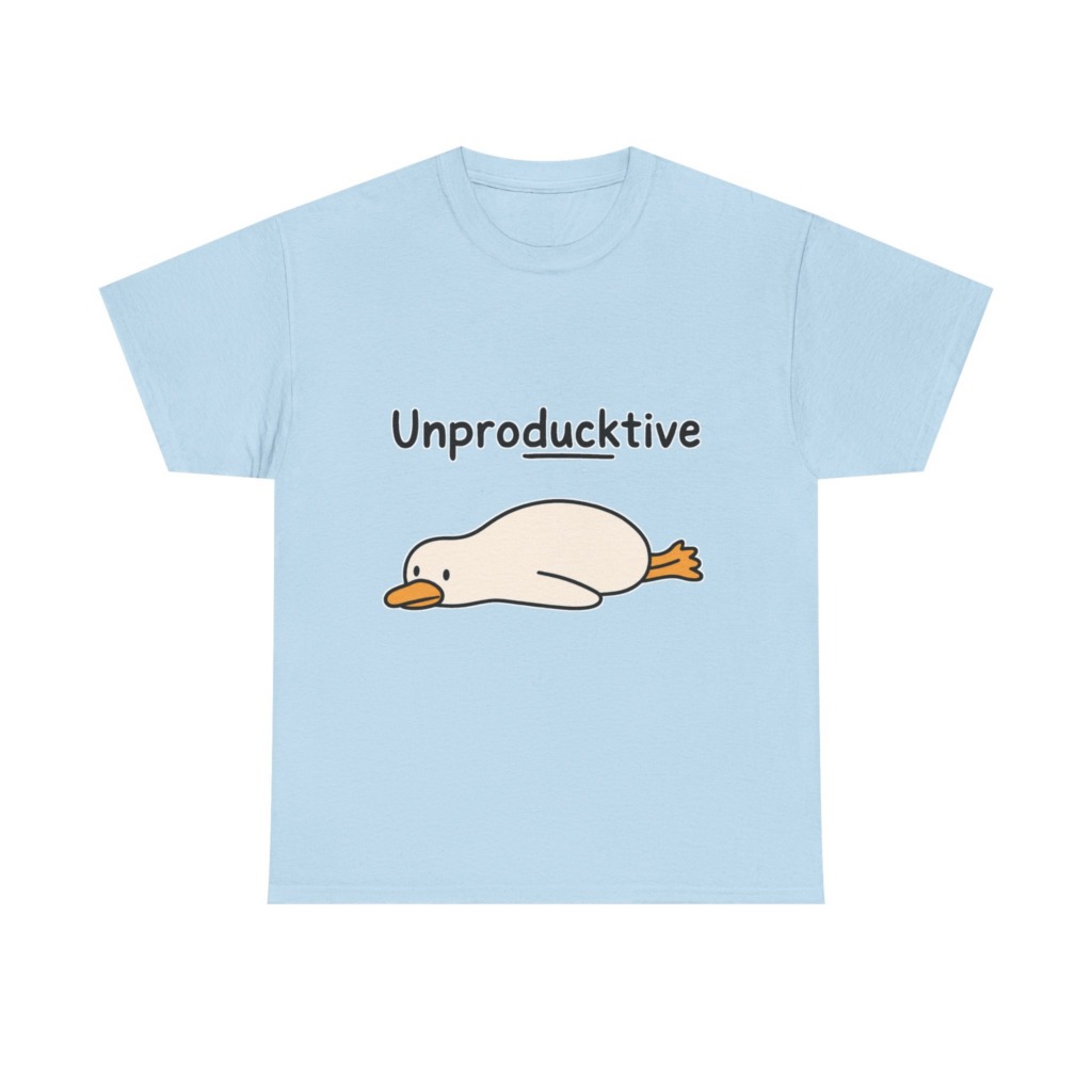 Unproducktive Duck Graphic T-Shirt