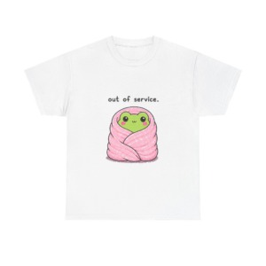 Kawaii Frog 'Out of Service' Graphic Tee