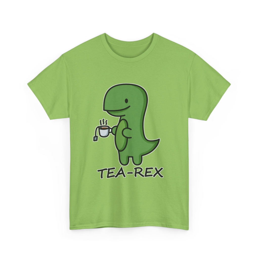 T-Shirt: Cute Tea-Rex Dinosaur Graphic Print