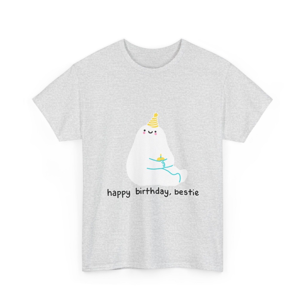 Birthday Bestie Ghost Graphic T-Shirt