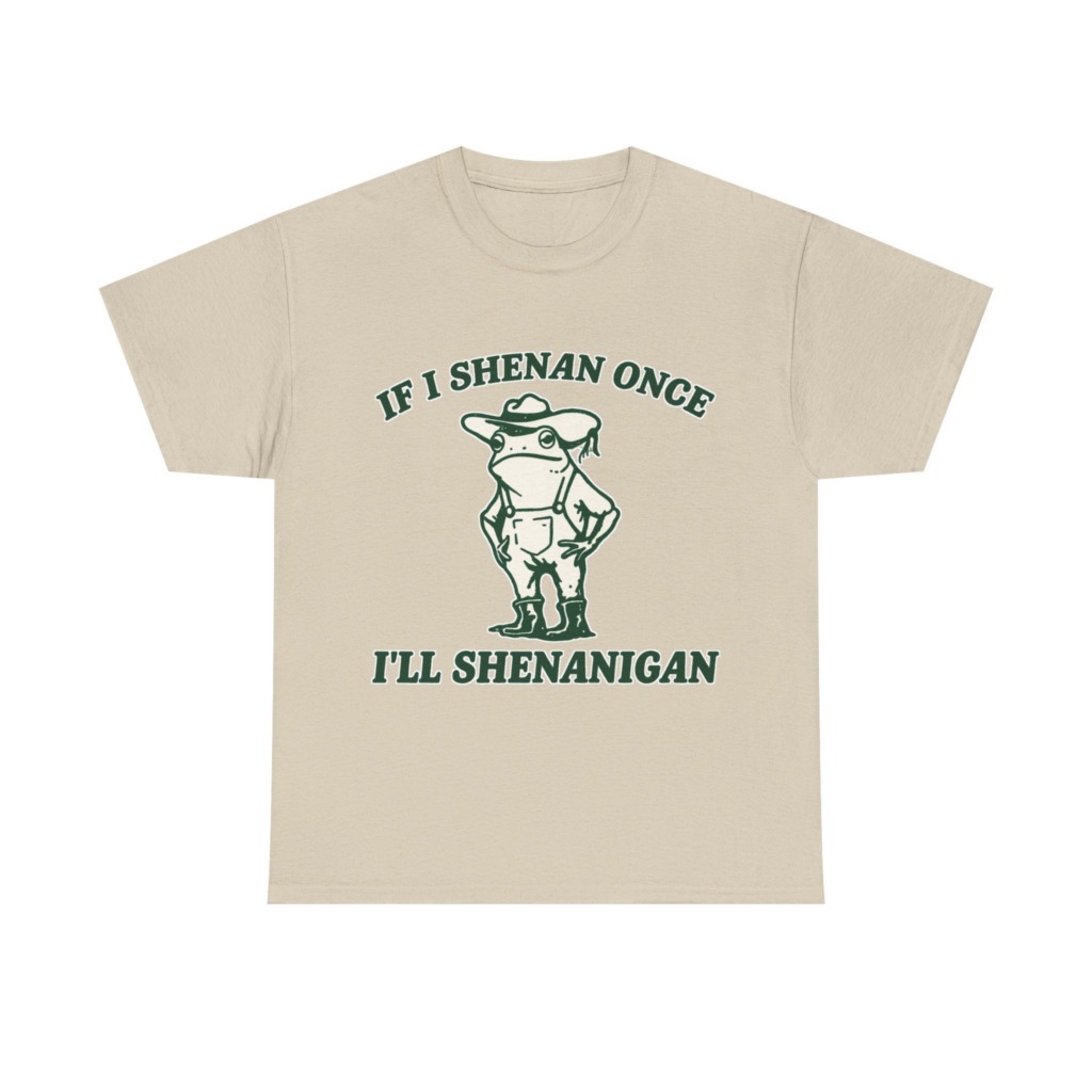 Cowboy Frog 'If I Shenan Once' Graphic T-Shirt