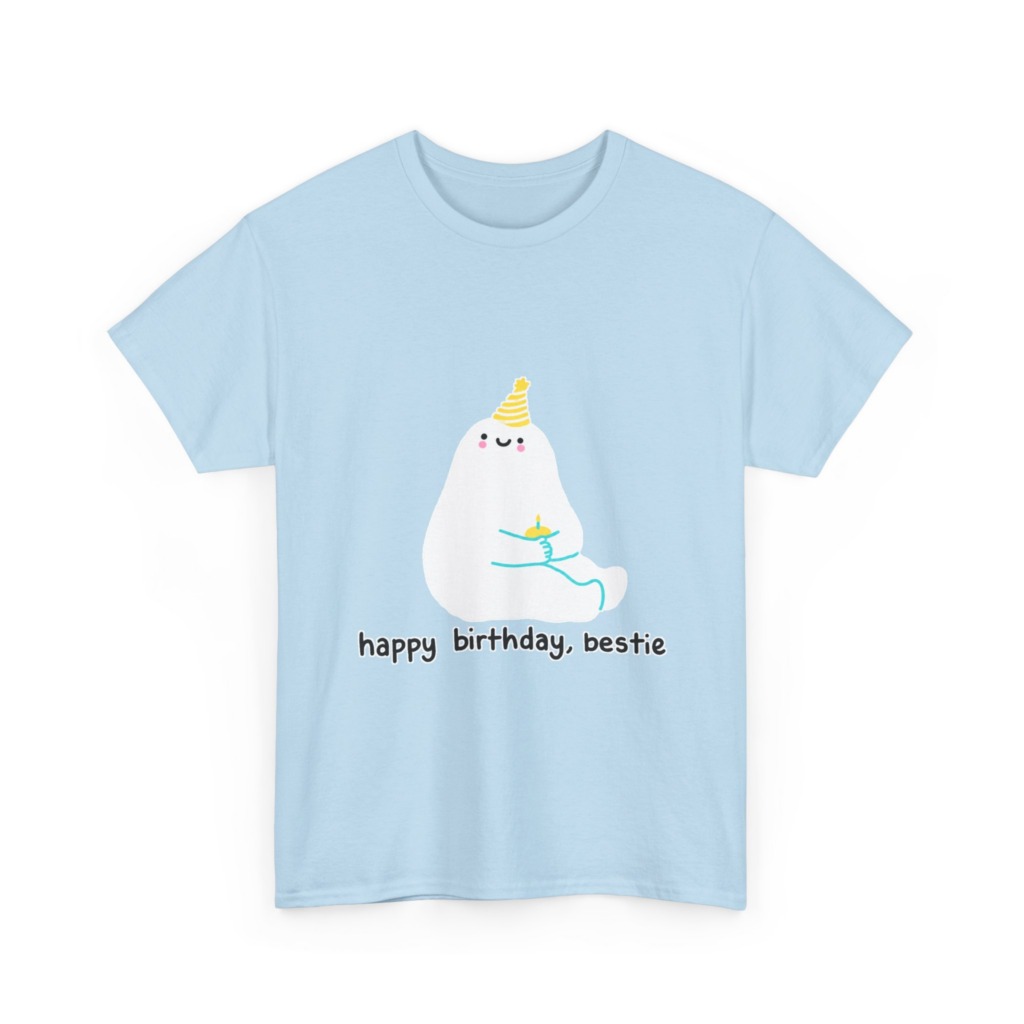 Birthday Bestie Ghost Graphic T-Shirt