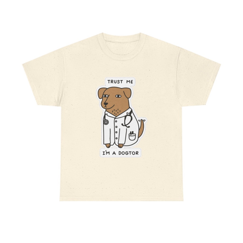 Trust Me I'm a Dogtor Cartoon Graphic Tee