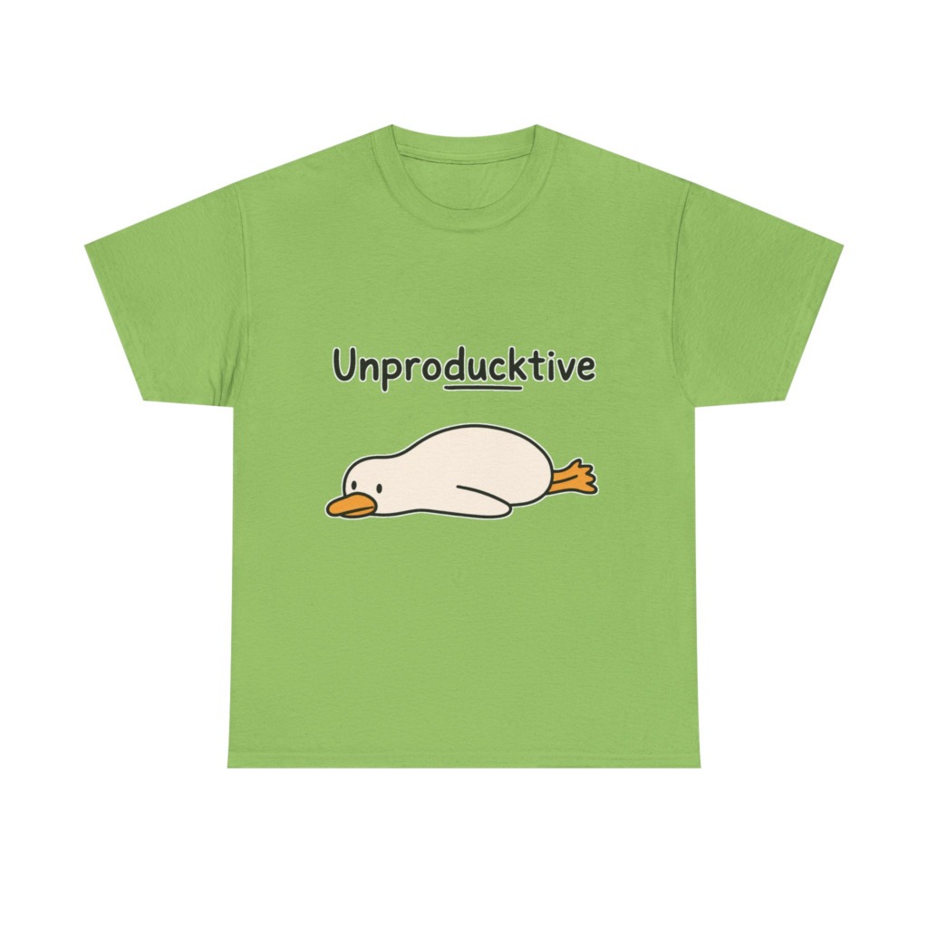 Unproducktive Duck Graphic T-Shirt