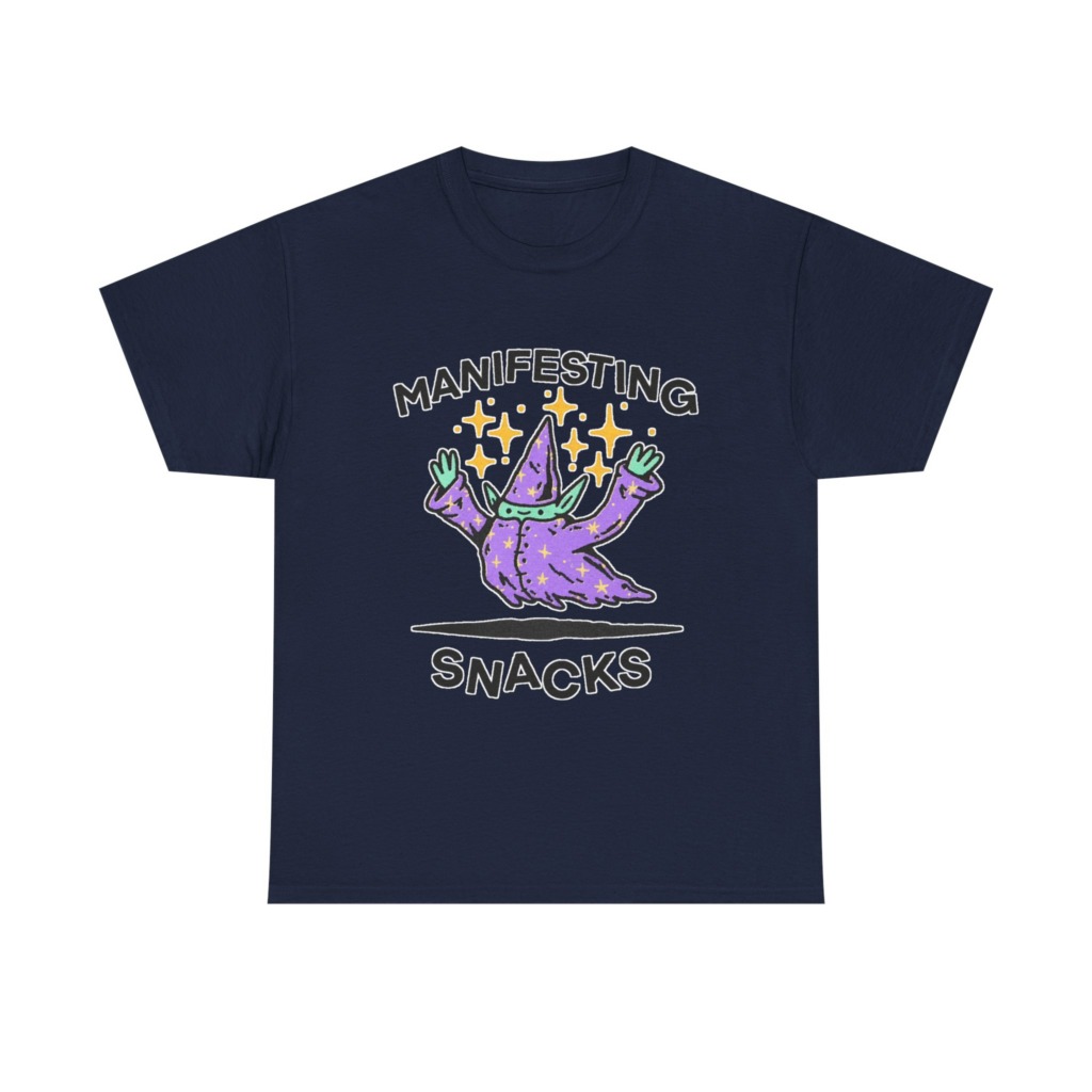 Manifesting Snacks Wizard Print Tee
