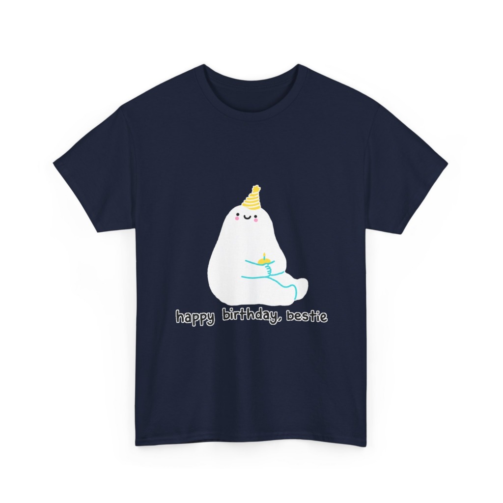 Birthday Bestie Ghost Graphic T-Shirt