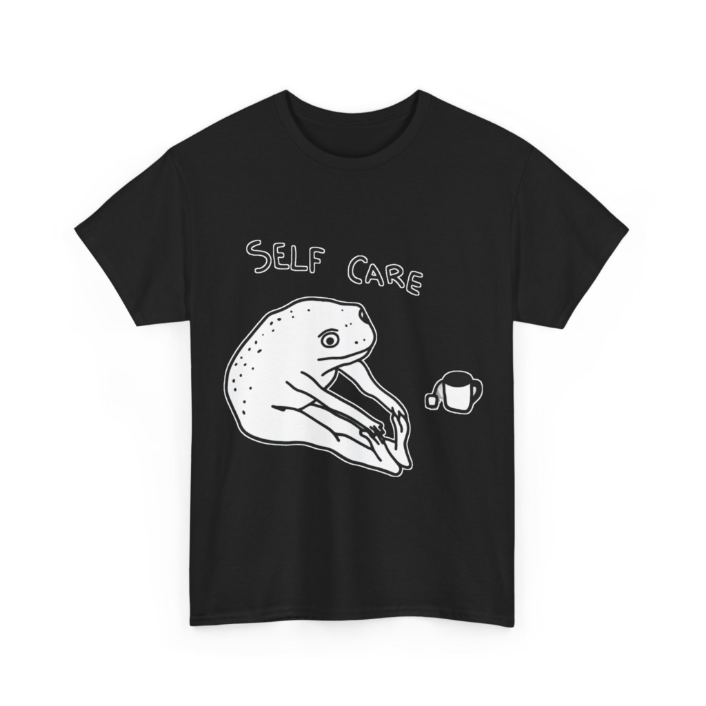 Self Care Frog & Tea Graphic T-Shirt