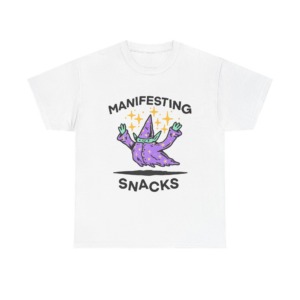 Manifesting Snacks Wizard Print Tee