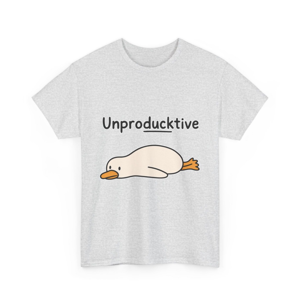 Unproducktive Duck Graphic T-Shirt