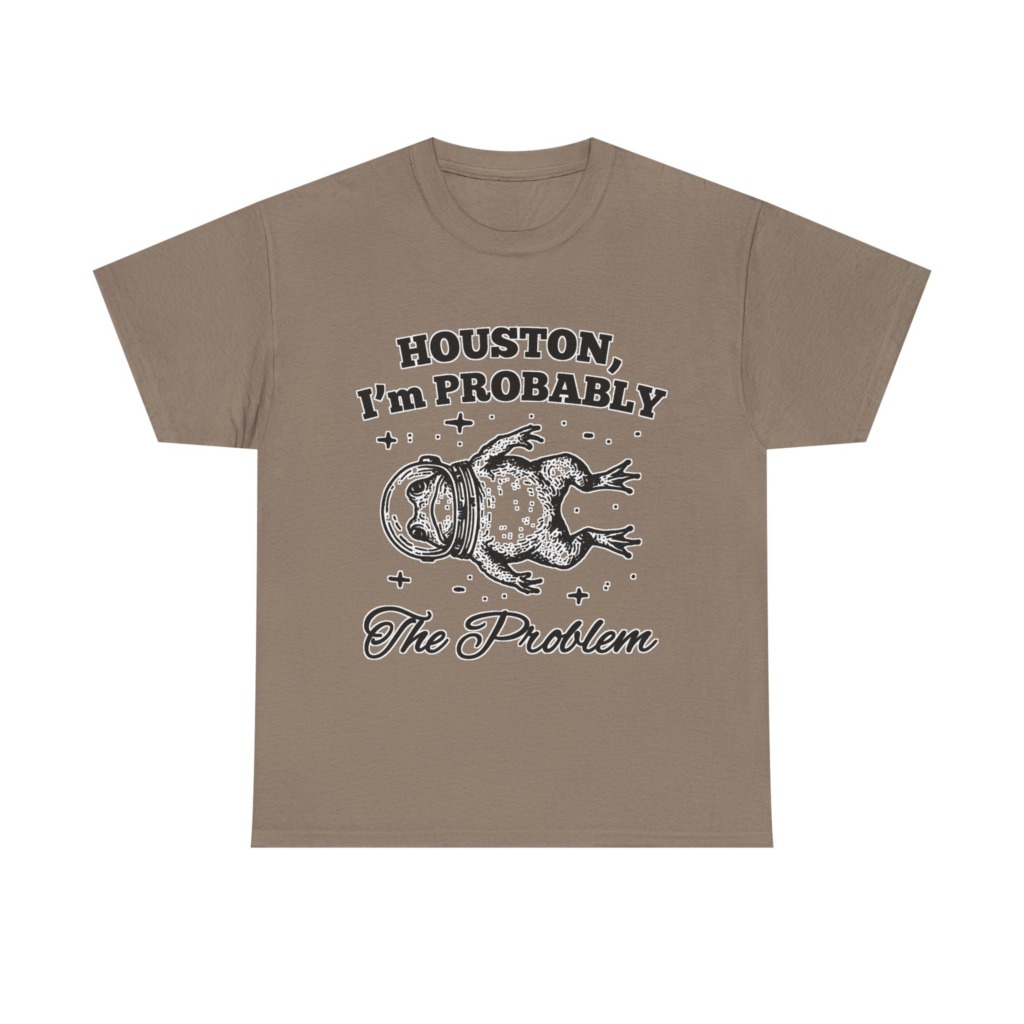 Astronaut Frog T-Shirt: Houston, I'm Probably The Problem