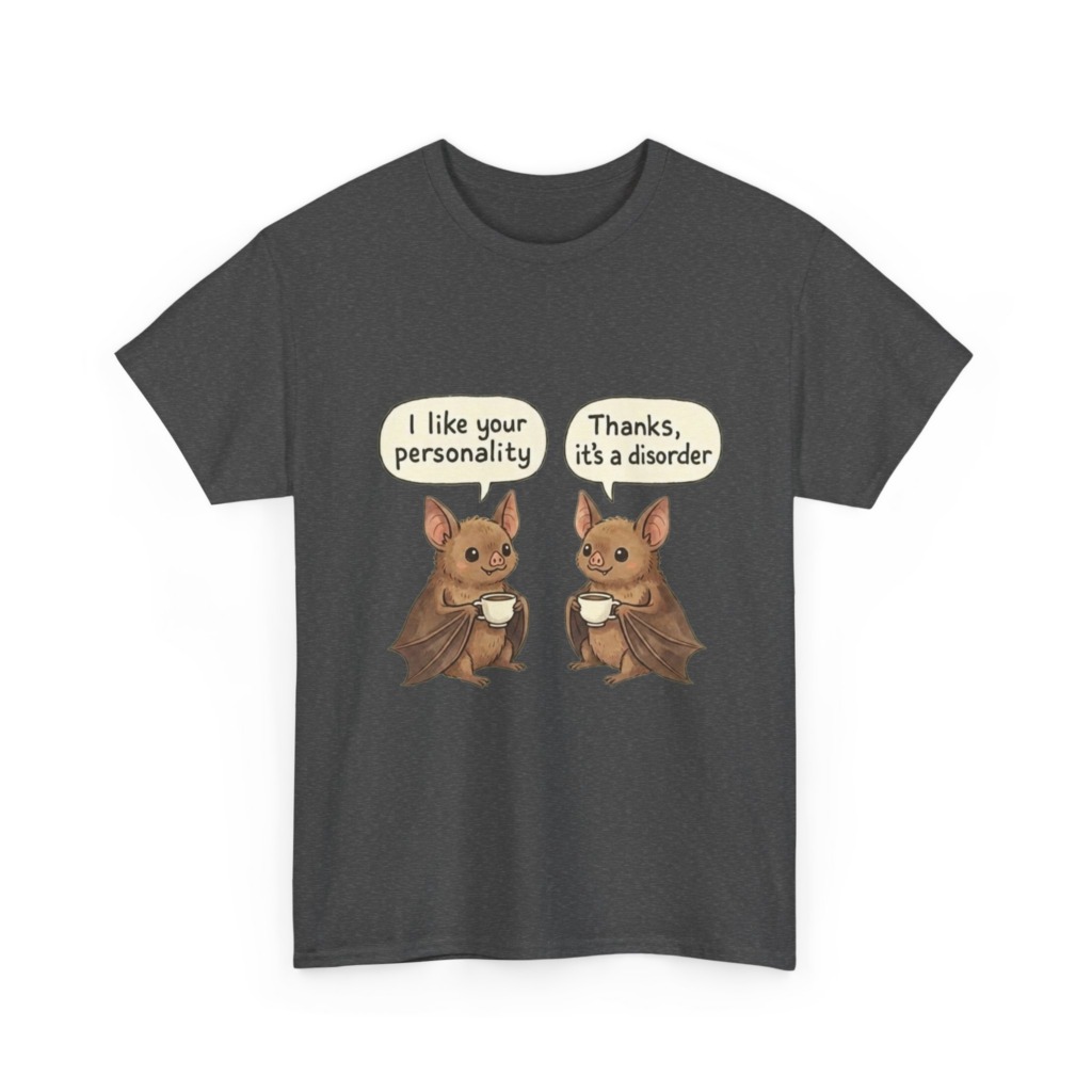 Sarcastic Bat Coffee Quote T-Shirt