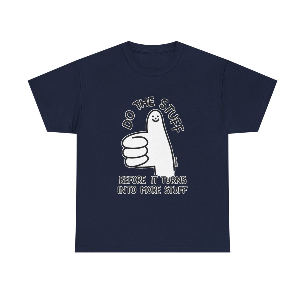 Smiley Thumbs-Up 'Do The Stuff' Graphic T-Shirt