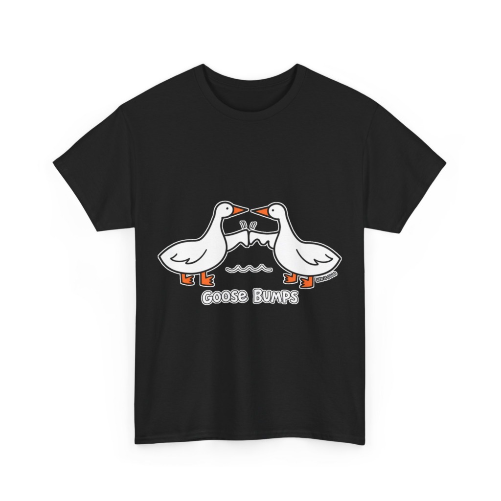 Goose Bumps Geese Graphic T-Shirt