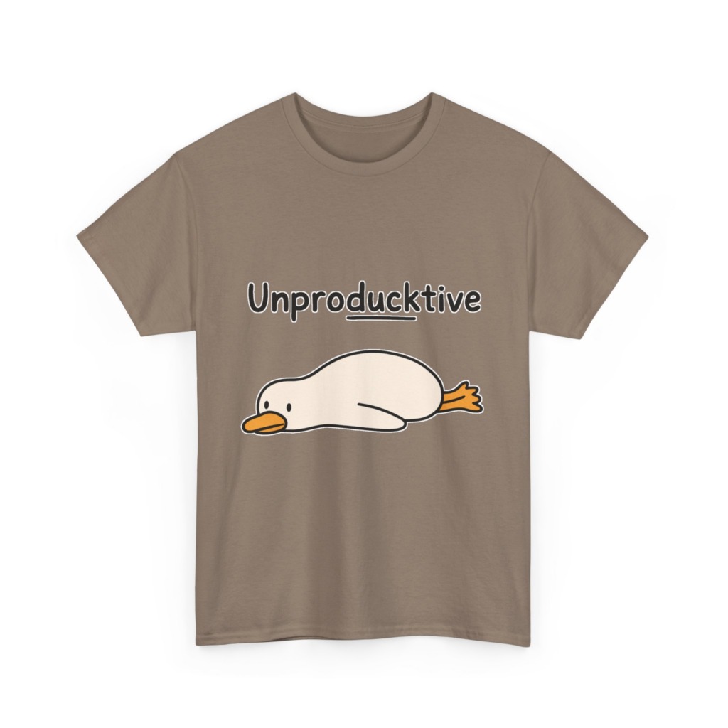 Unproducktive Duck Graphic T-Shirt