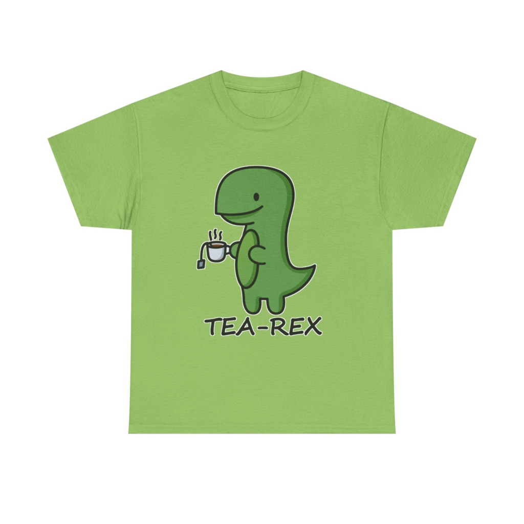 T-Shirt: Cute Tea-Rex Dinosaur Graphic Print