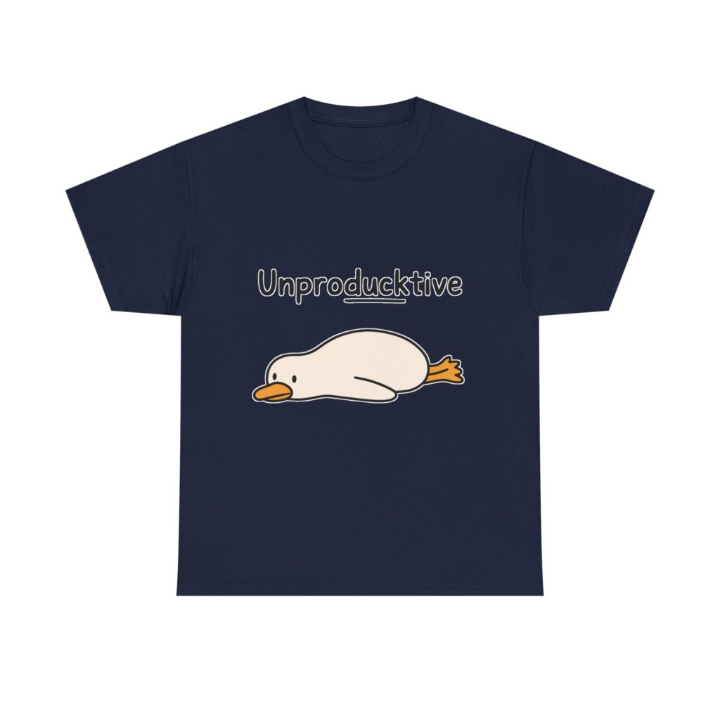 Unproducktive Duck Graphic T-Shirt