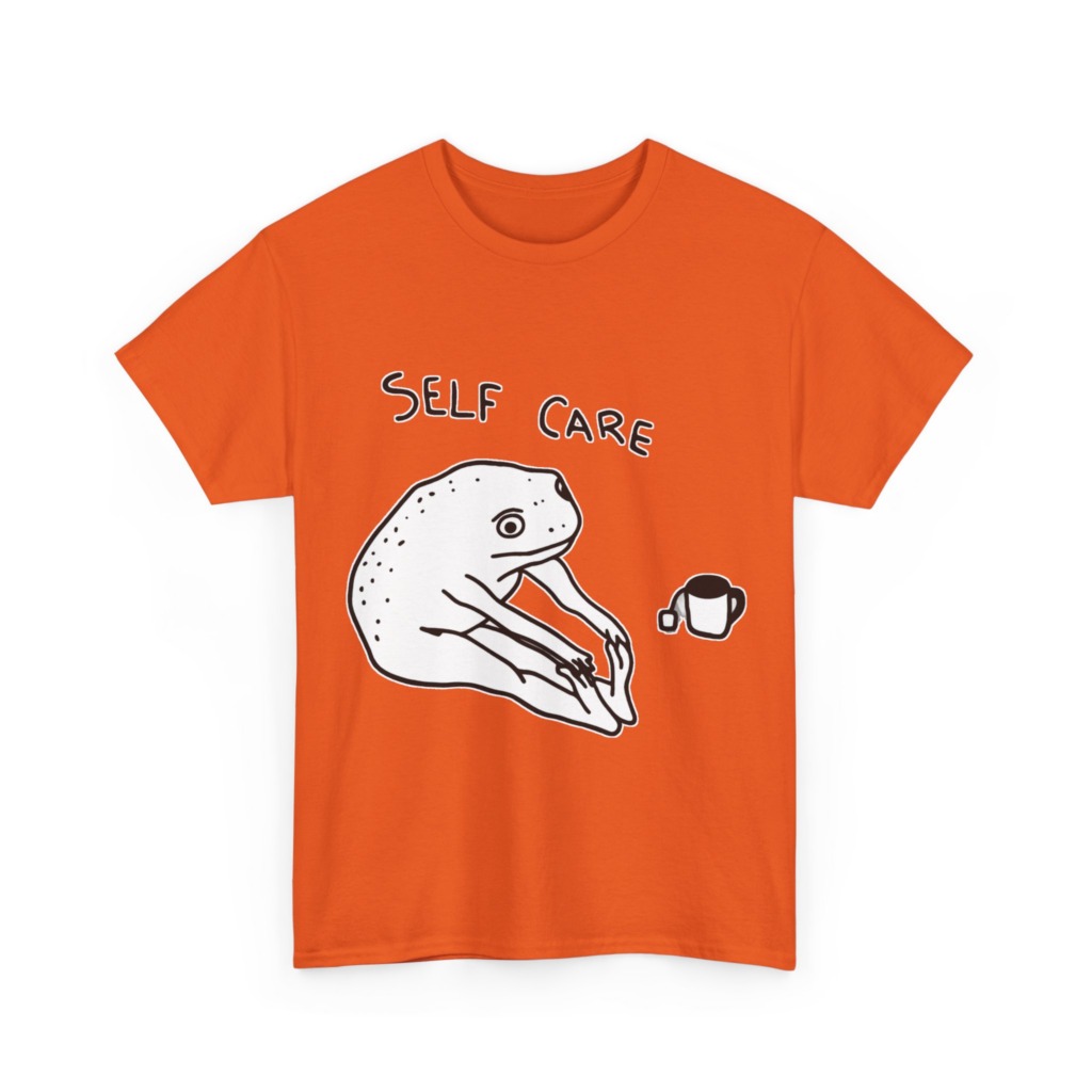 Self Care Frog & Tea Graphic T-Shirt