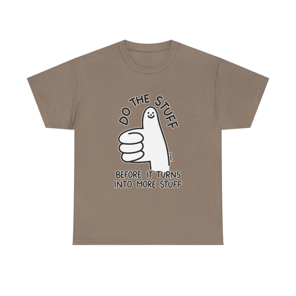 Smiley Thumbs-Up 'Do The Stuff' Graphic T-Shirt