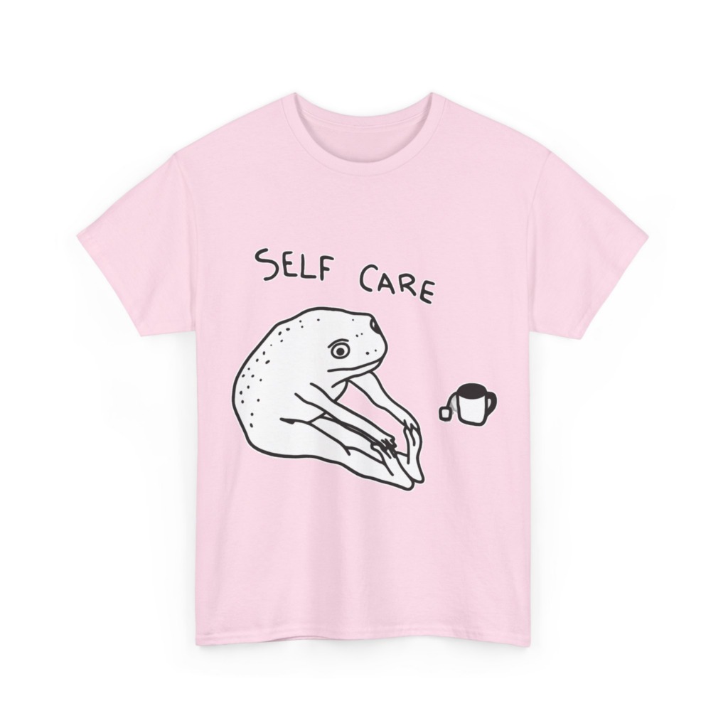 Self Care Frog & Tea Graphic T-Shirt