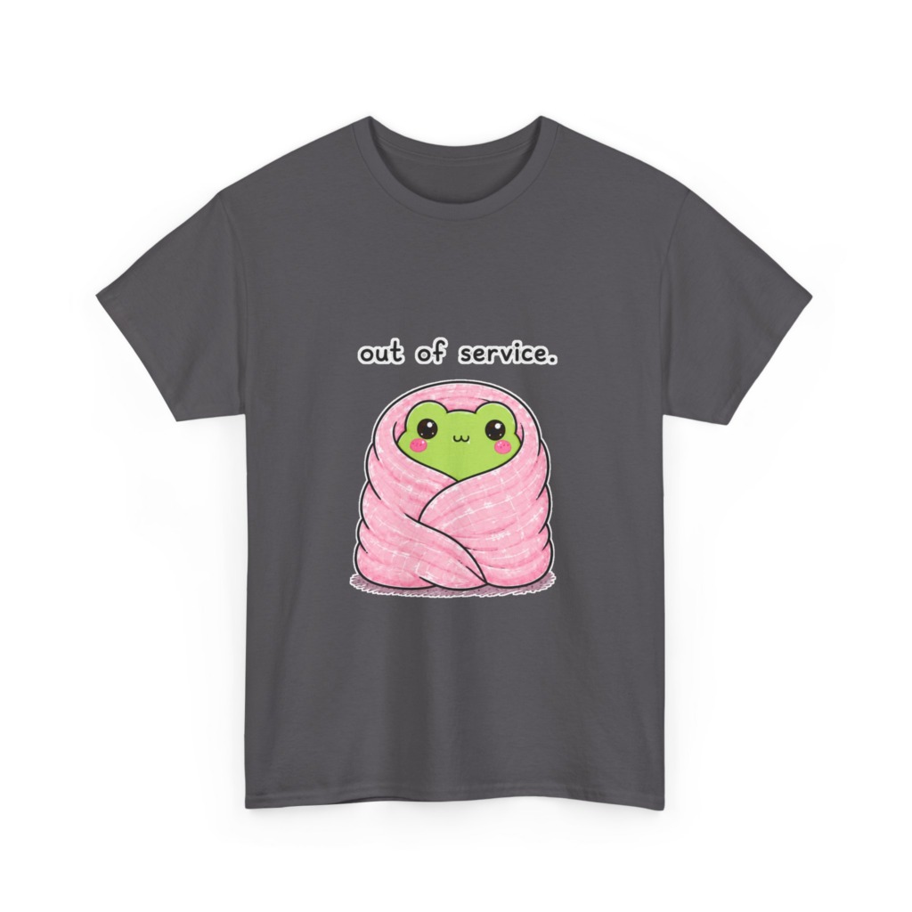 Kawaii Frog 'Out of Service' Graphic Tee